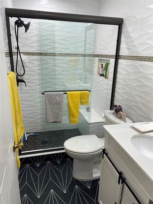 Bathroom, Glass Shower, Interior