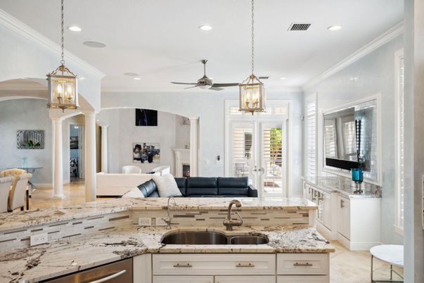 Interior, Kitchen, Pendant Lights, Recessed Lighting