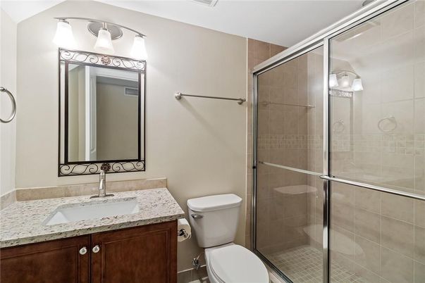 Bathroom, Glass Shower, Interior