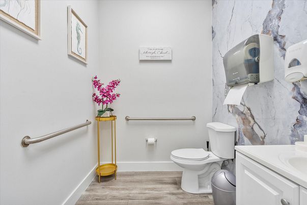 Bathroom, Interior, Wood Texture Flooring