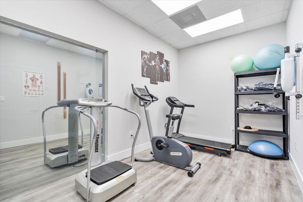 Fitness Equipment, Interior, Wood Texture Flooring