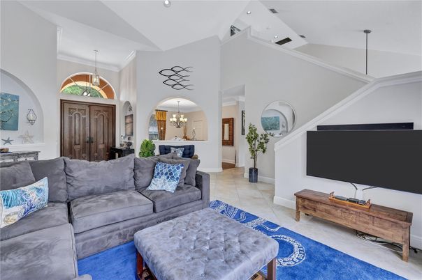 Interior, Living room, Pendant Lights, Recessed Lighting