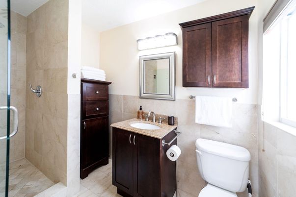 Bathroom, Glass Shower, Interior