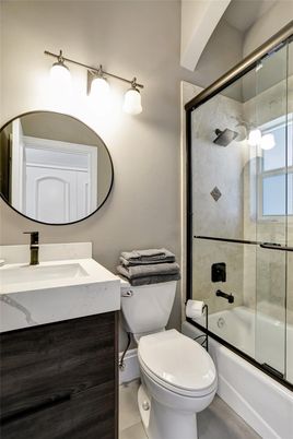 Bathroom, Glass Shower, Interior