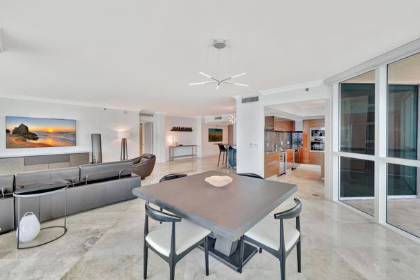 Dining room, Interior, Kitchen, Living room, Pendant Lights