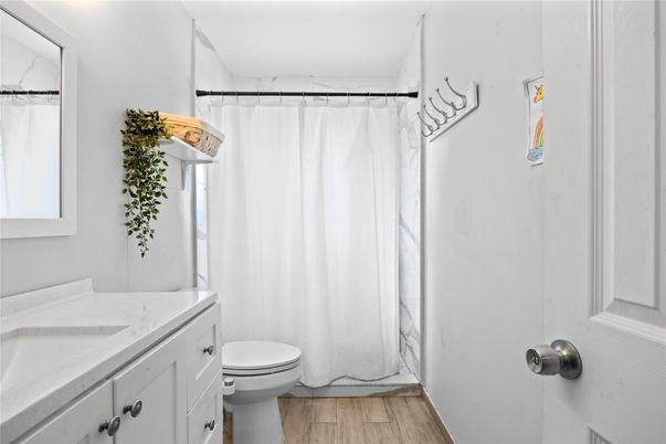 Bathroom, Interior, Wood Texture Flooring