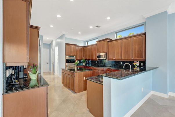 Interior, Kitchen, Recessed Lighting, Stainless Steel Appliances