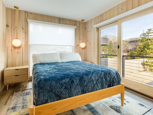 Bedroom, Interior, Wood Texture Flooring, Wooden Walls