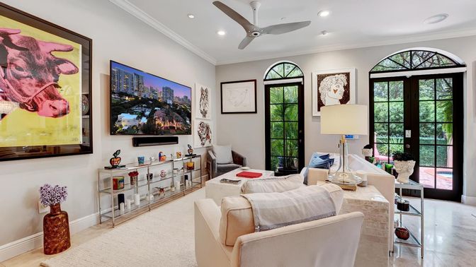Interior, Living room, Recessed Lighting