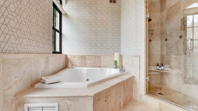 Bathroom, Glass Shower, Interior