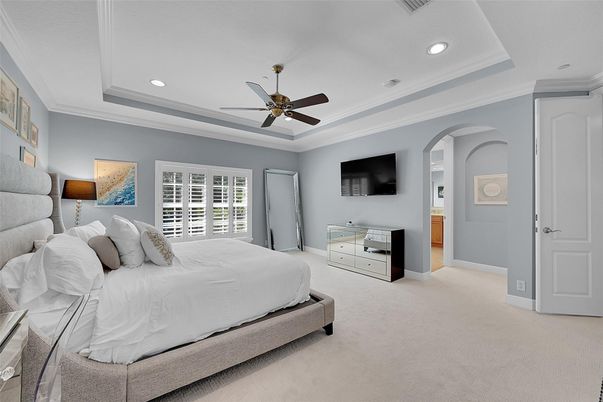 Bedroom, Interior, Recessed Lighting