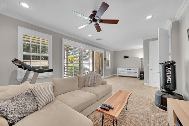 Interior, Living room, Recessed Lighting