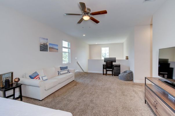 Home Office, Interior, Recessed Lighting