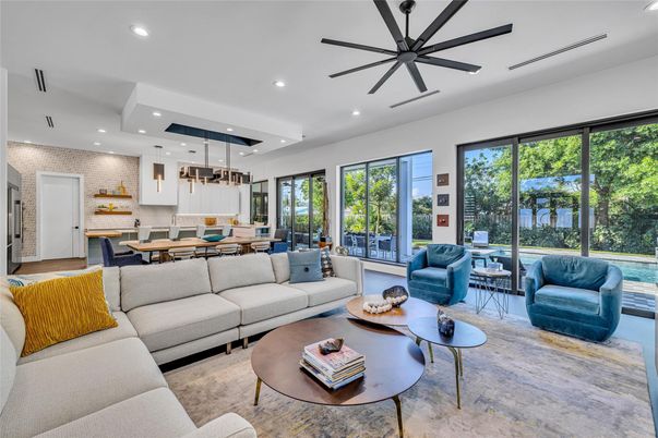 Dining room, Interior, Kitchen, Living room, Pendant Lights, Recessed Lighting