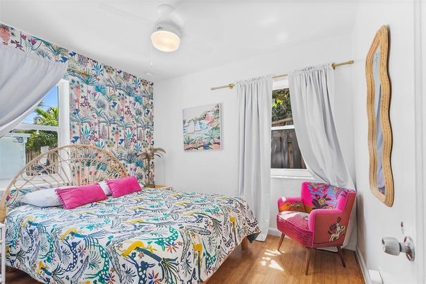 Bedroom, Interior, Wood Texture Flooring