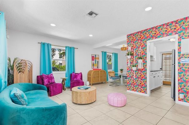 Interior, Living room, Recessed Lighting