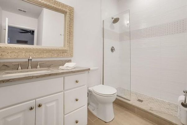 Bathroom, Glass Shower, Interior