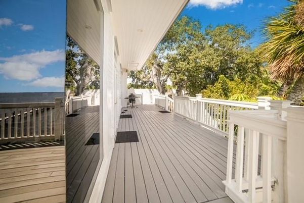 Exterior, Wood Texture Flooring