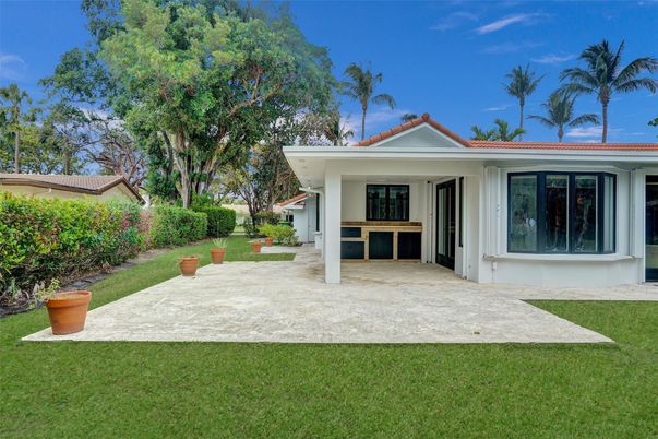 Backyard, Exterior, Facade, Spanish Mediterranean