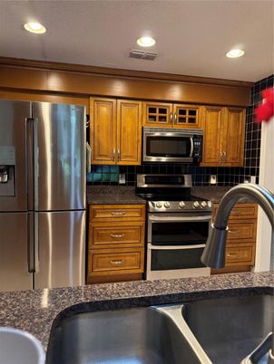 Interior, Kitchen, Recessed Lighting, Stainless Steel Appliances