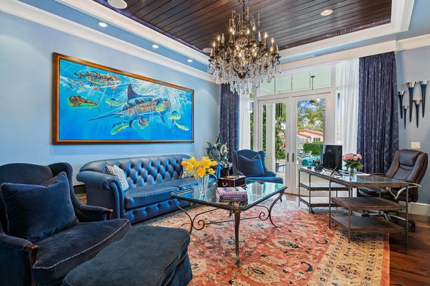 Chandelier, Interior, Living room, Recessed Lighting, Wooden Ceilings, Wood Texture Flooring