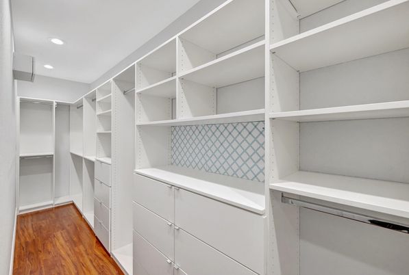 Interior, Recessed Lighting, Walk-in Closets, Wood Texture Flooring