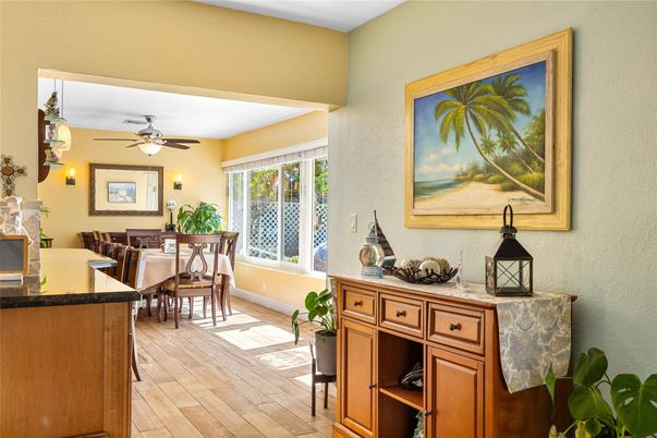 Dining room, Interior, Wood Texture Flooring