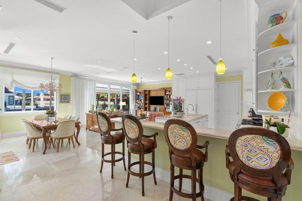 Dining room, Interior, Kitchen, Pendant Lights, Recessed Lighting