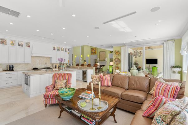 Interior, Kitchen, Living room, Recessed Lighting