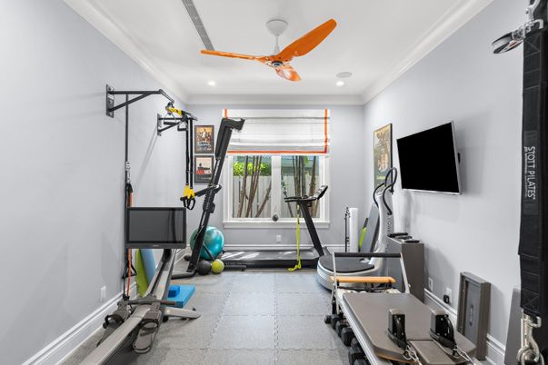 Fitness Equipment, Interior, Recessed Lighting