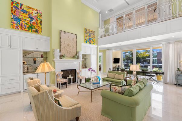 Fireplace, Interior, Living room, Recessed Lighting