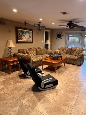 Interior, Living room, Recessed Lighting
