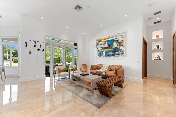 Interior, Living room, Recessed Lighting