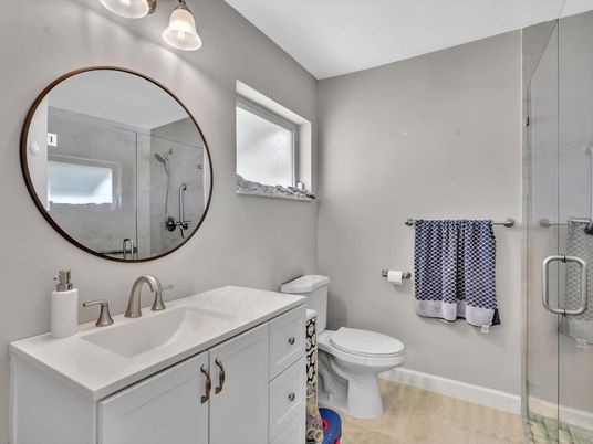 Bathroom, Glass Shower, Interior