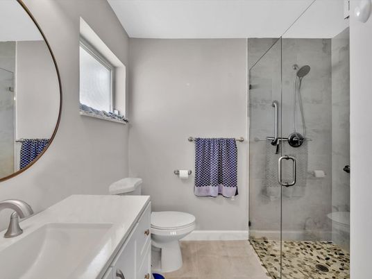 Bathroom, Glass Shower, Interior