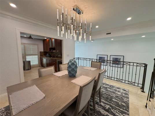 Dining room, Interior, Kitchen, Pendant Lights, Recessed Lighting