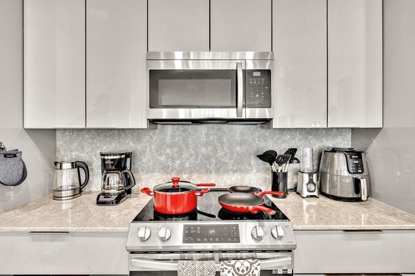 Interior, Kitchen, Stainless Steel Appliances