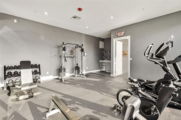 Fitness Equipment, Interior, Recessed Lighting