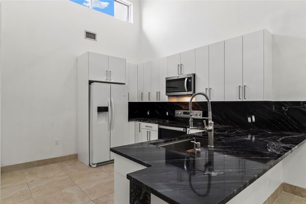 Interior, Kitchen, Marble Walls