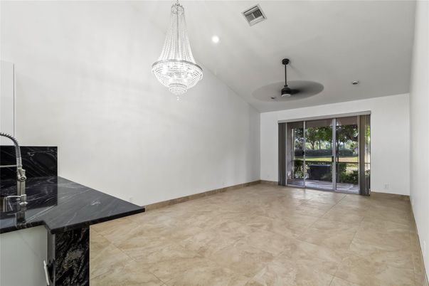 Chandelier, Empty room, Interior, Recessed Lighting