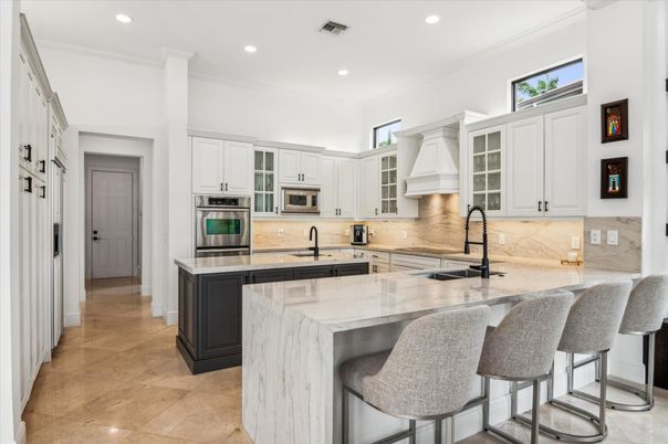 Interior, Kitchen, Recessed Lighting, Stainless Steel Appliances