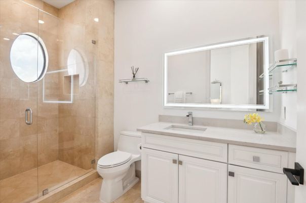 Bathroom, Glass Shower, Interior
