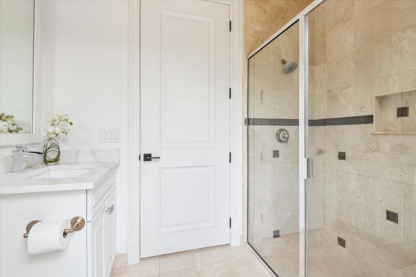 Bathroom, Glass Shower, Interior