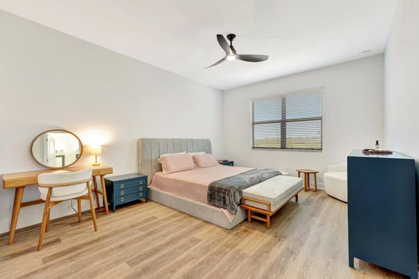 Bedroom, Interior, Wood Texture Flooring