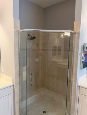 Bathroom, Glass Shower, Interior