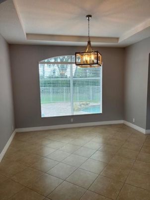 Empty room, Interior, Pendant Lights