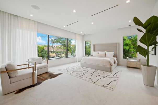 Bedroom, Interior, Recessed Lighting