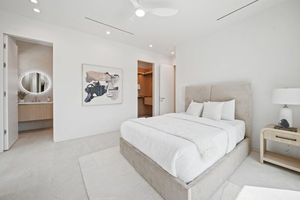 Bedroom, Interior, Recessed Lighting