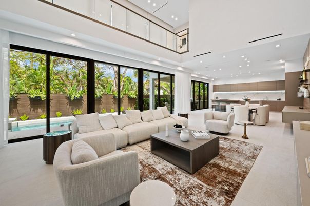 Interior, Kitchen, Living room, Pendant Lights, Recessed Lighting