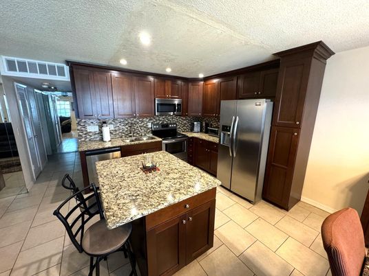 Interior, Kitchen, Recessed Lighting, Stainless Steel Appliances